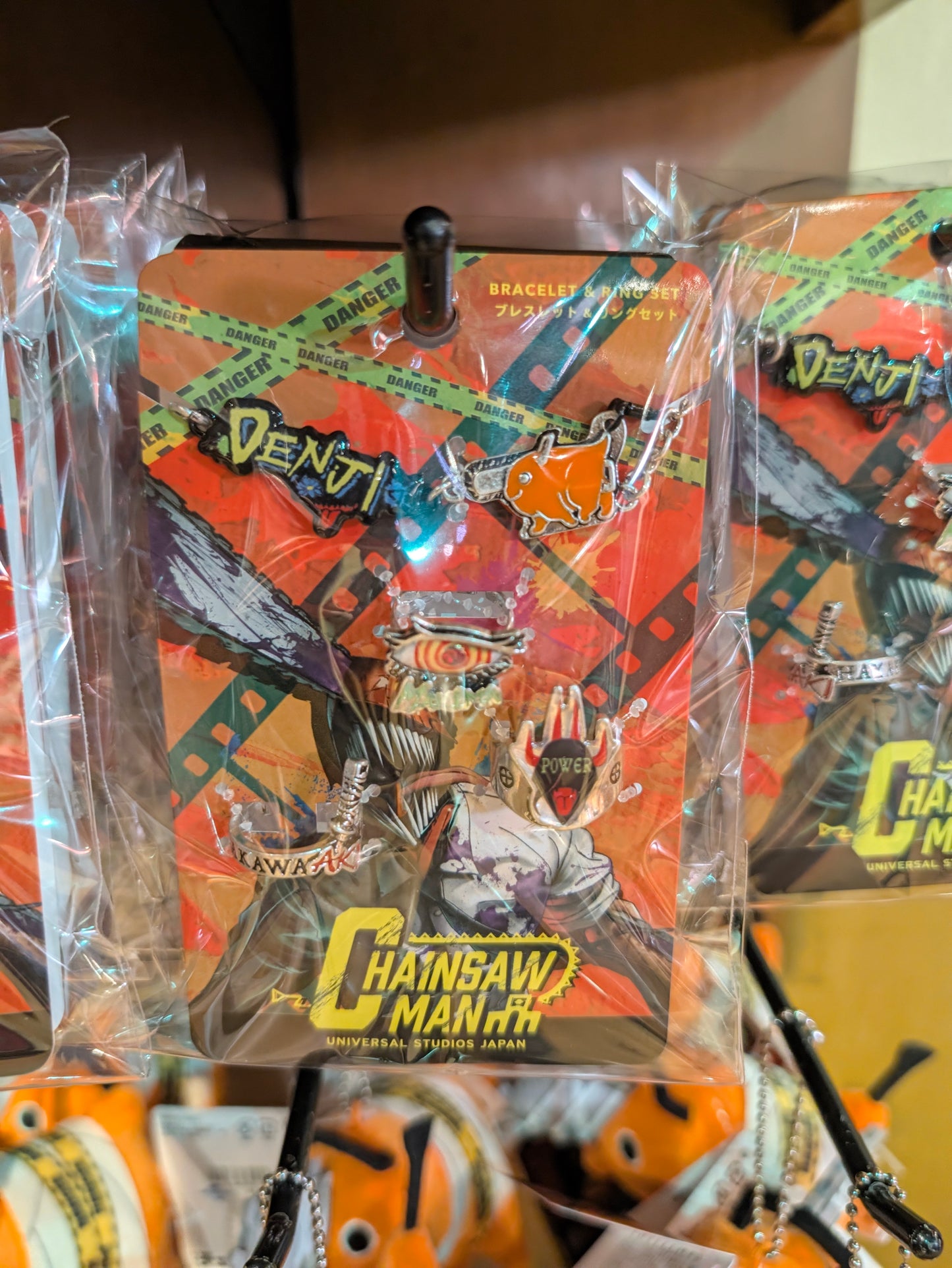Bracelet and Ring Set Chainsaw Man 2026 | Universal Studios Japan