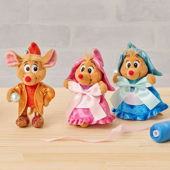 Perla Plush Keychain Cinderella Friend | Disney Store Japan