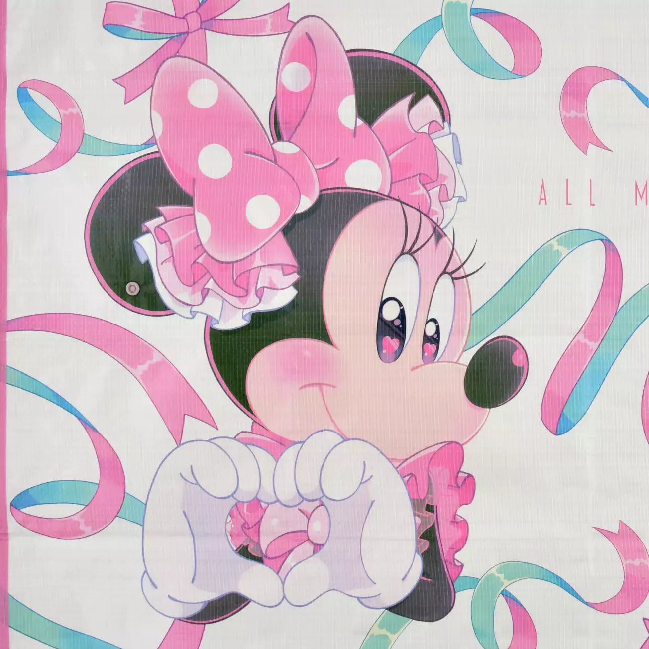A merchandise item from the Disney Store Japan 'Minnie Day' collection, featuring Minnie Mouse with a bright, cheerful spring design. The product includes pastel colors, floral or ribbon motifs, and a cute, celebratory aesthetic in honor of Minnie Day (March 2nd).
