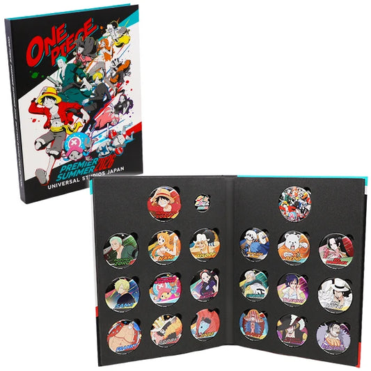 One Piece Pinback Button Complete Set One Piece Premier Summer 2026 | Universal Studios Japan
