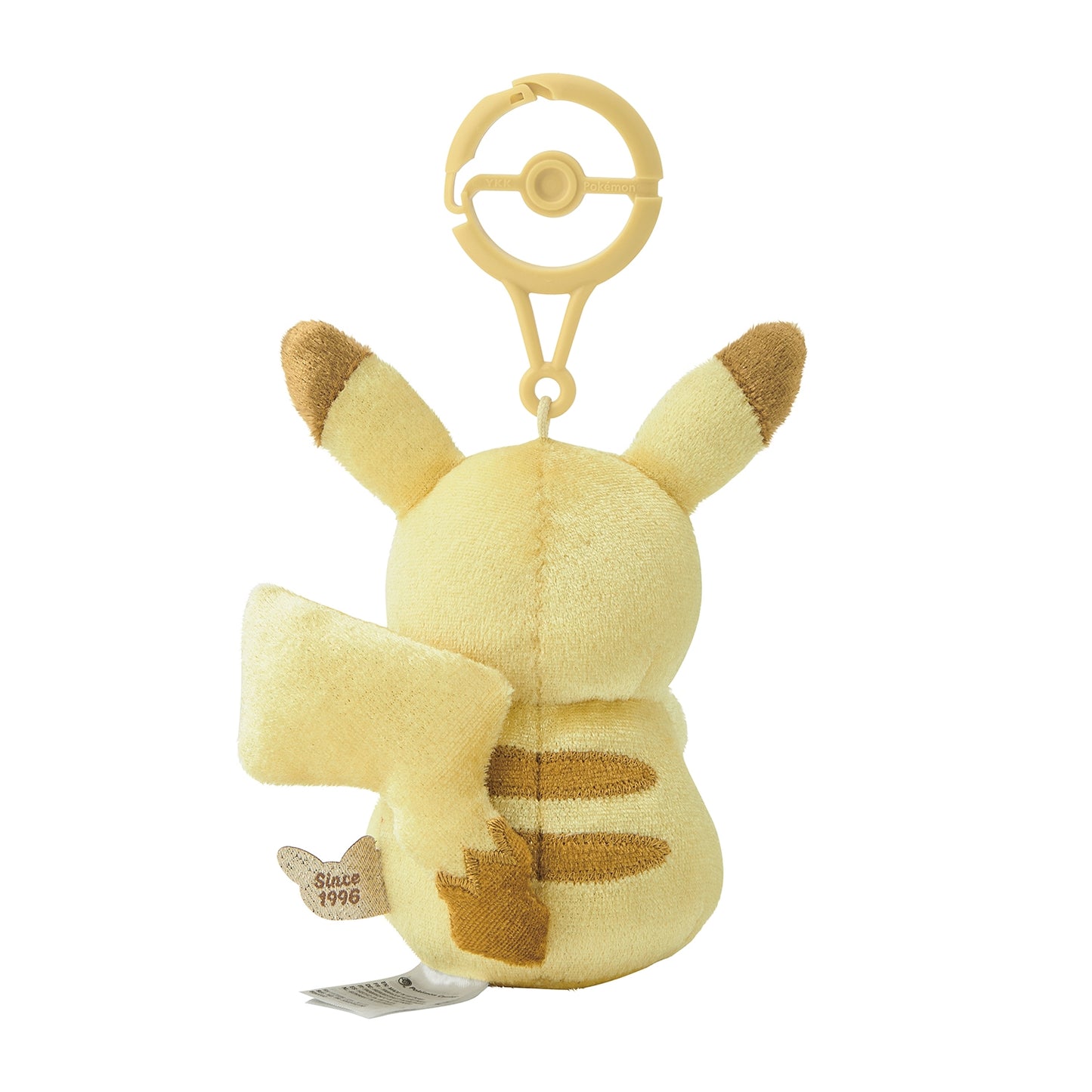 Limited-edition Pokémon Red and Green 30th Anniversary Pikachu plush carabiner keychain from Japan.
