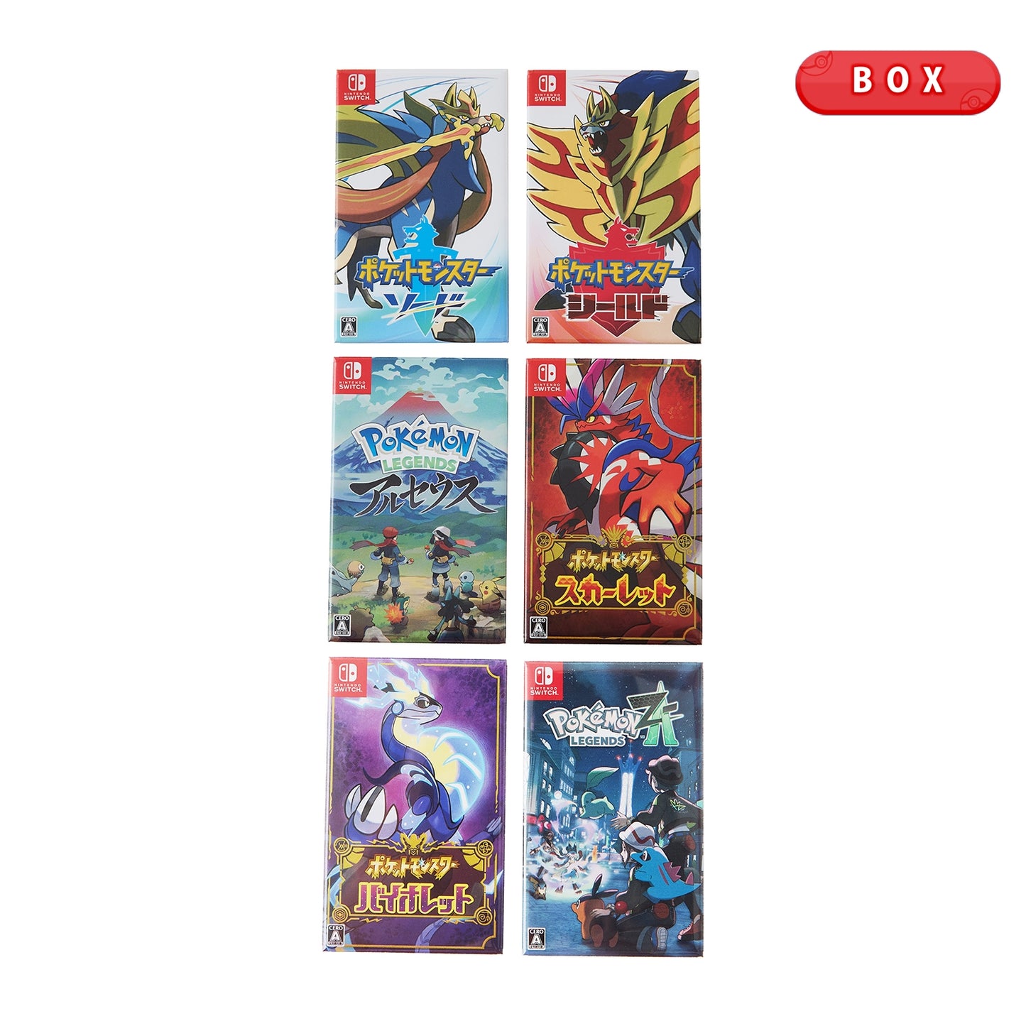 Pokémon  - 30th Anniversary Package Design - Magnet Collection 2019 - 2025 Box