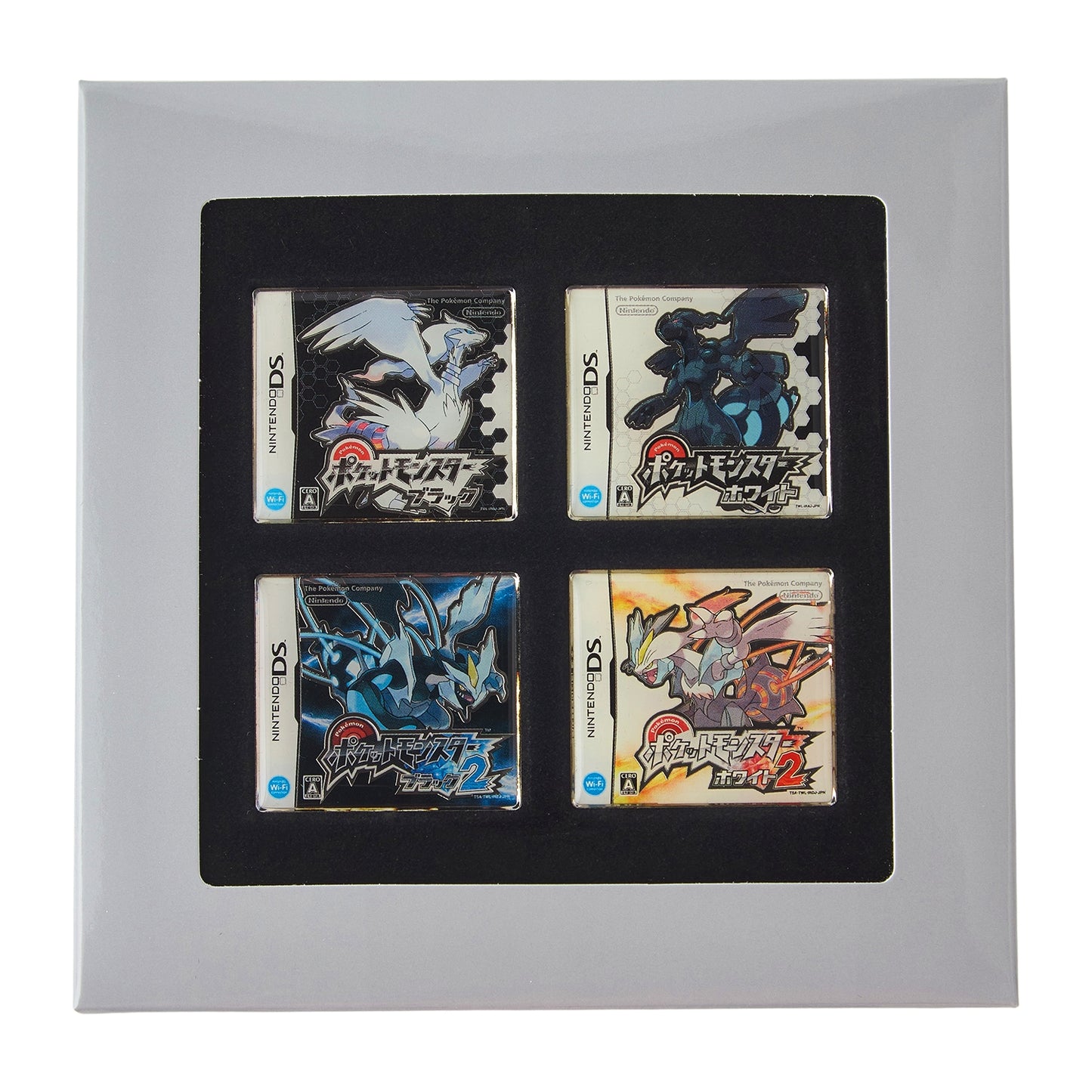 Pokémon  - 30th Anniversary Package Design - Pin Black White Black2 White2