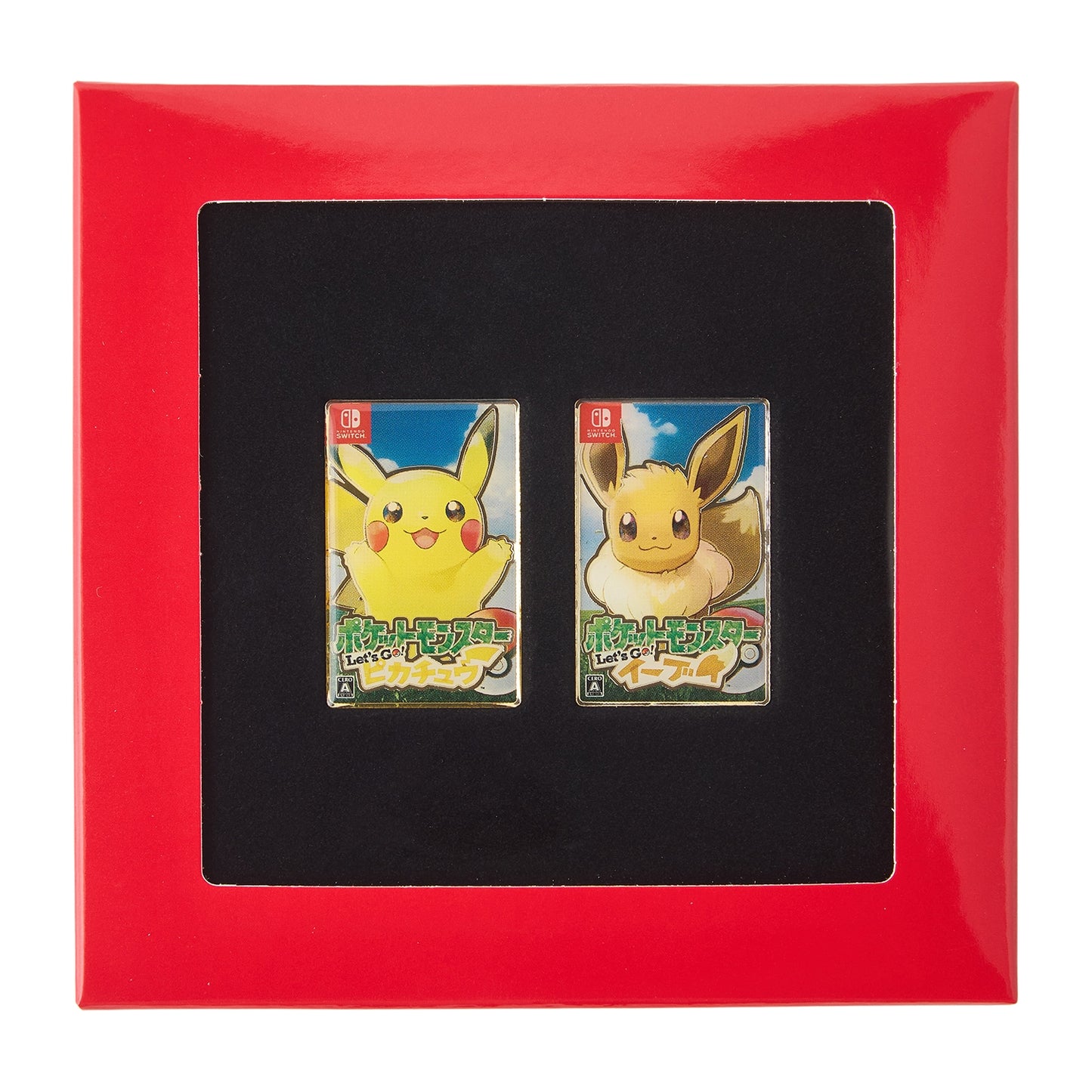 Pokémon  - 30th Anniversary Package Design - Pin Let's Go! Pikachu Let's GO! Eevee