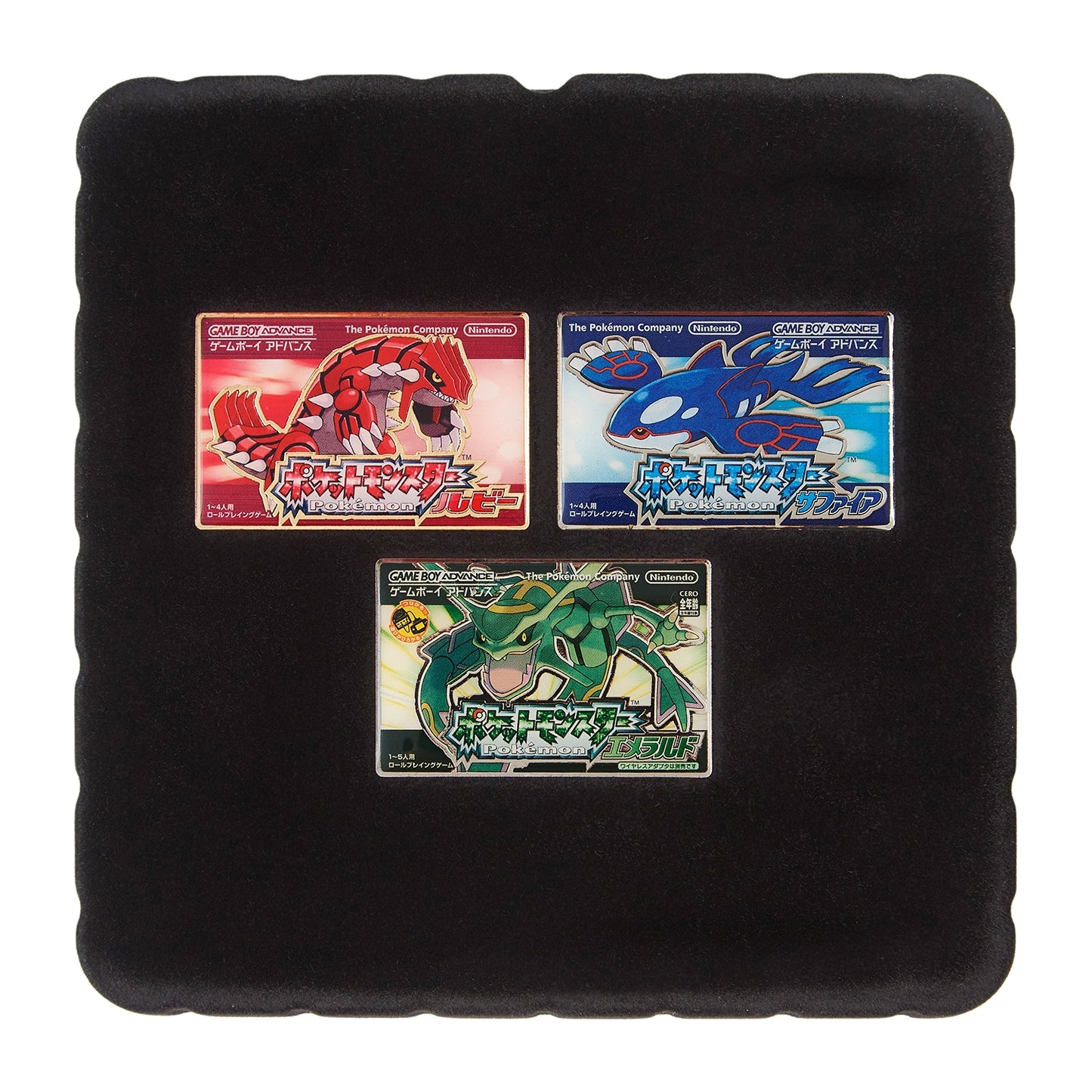 Pokémon  - 30th Anniversary Package Design - Pin Ruby Sapphire Emerald