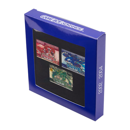 Pokémon  - 30th Anniversary Package Design - Pin Ruby Sapphire Emerald