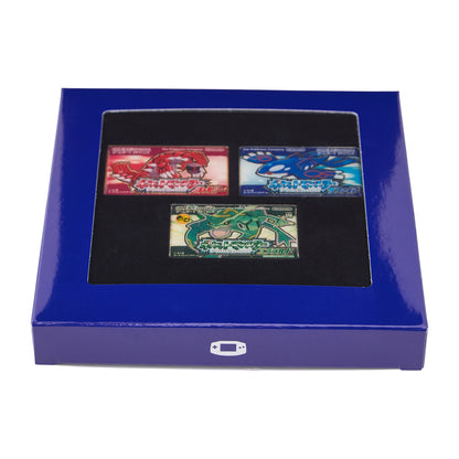 Pokémon  - 30th Anniversary Package Design - Pin Ruby Sapphire Emerald