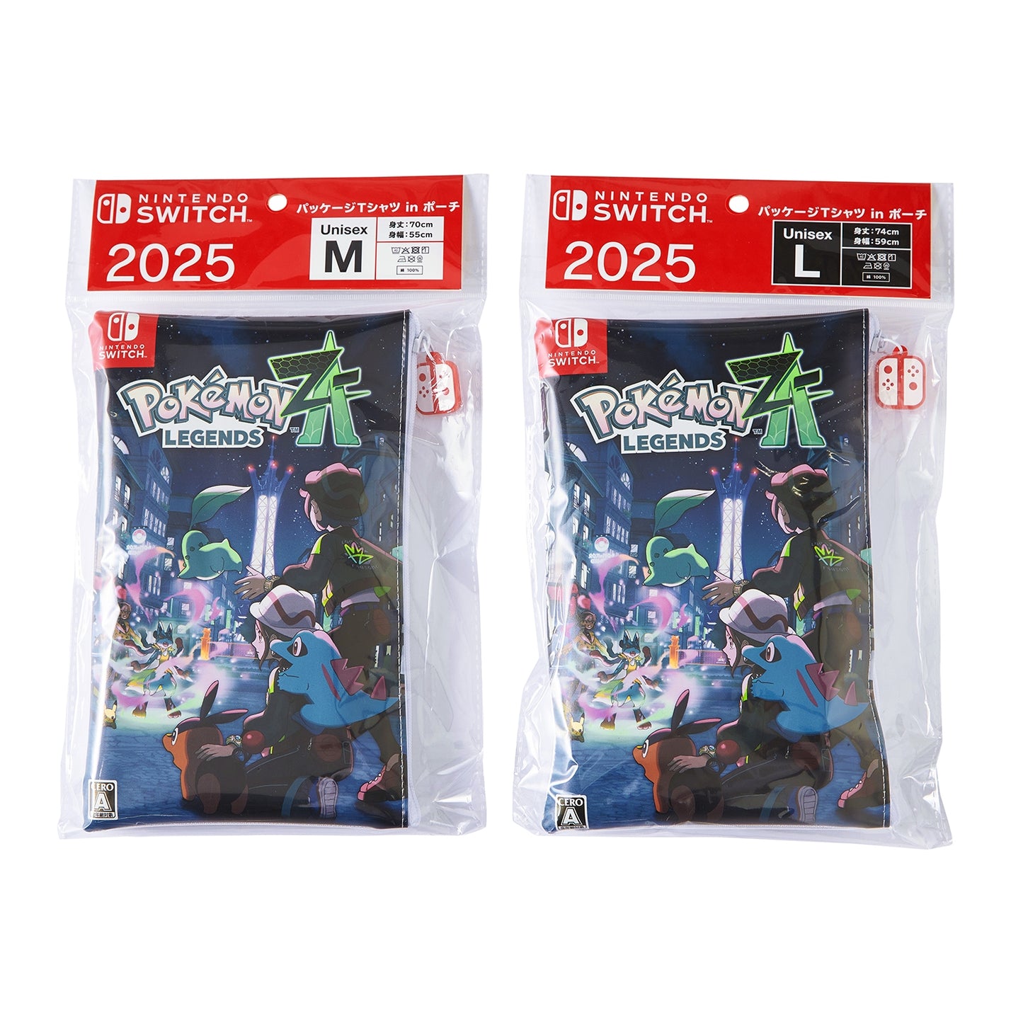 Pokémon  - 30th Anniversary Package Design - T-Shirt in Pouch Pokémon  LEGENDS Z-A