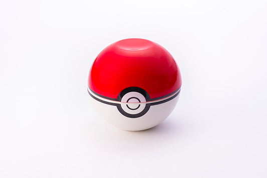 A bowl with a lid with a motif of red and white Poké Ball. Shop at LEALEA MART.