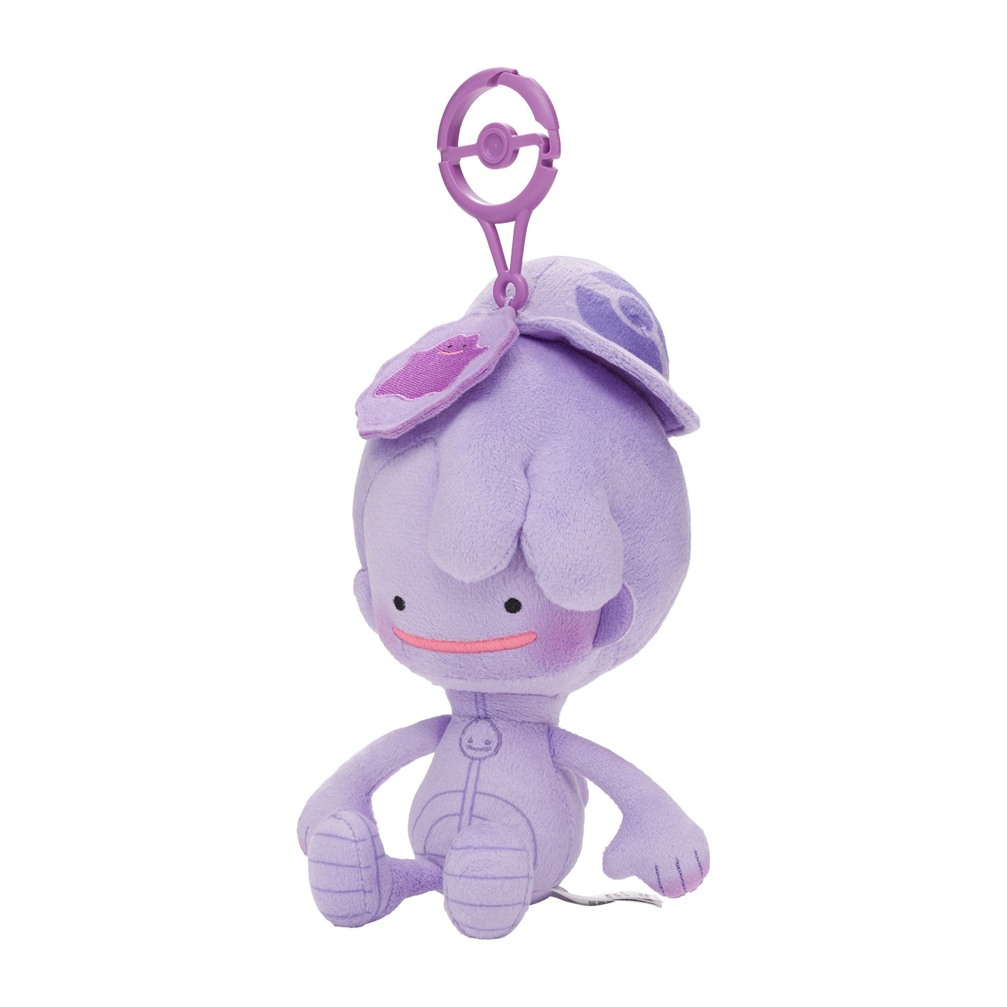 Ditto in Cap (Ditto Color) Plush Keychain Pokémon Pokopia | Pokémon Center