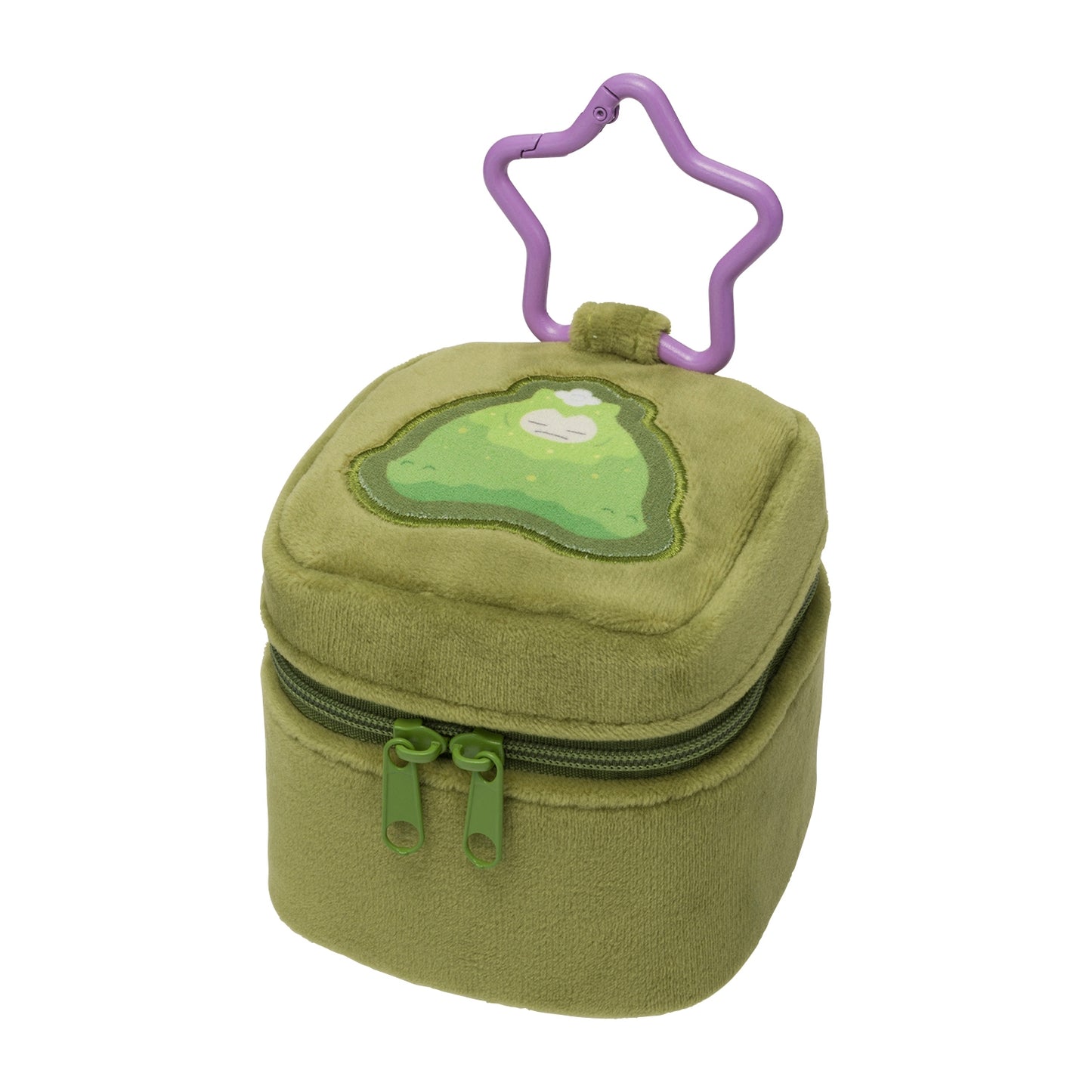 Mosslax Square Pouch with Carabiner Pokémon Pokopia | Pokémon Center
