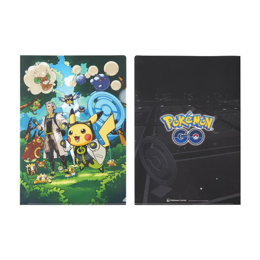 Pokémon Go 10th Anniversary - A4 Size Plastic Folder Professor Willow's Assistant Pikachu