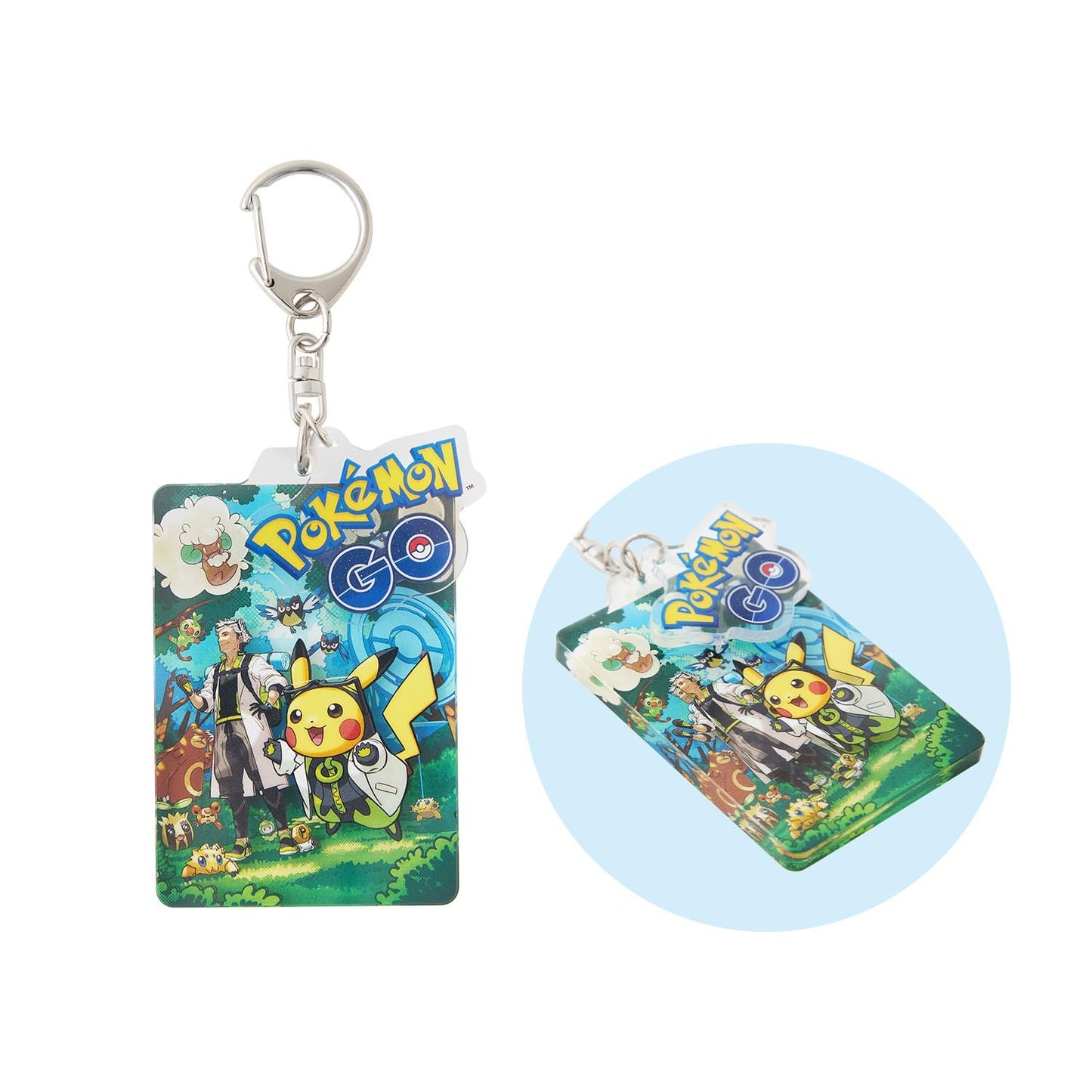 Pokémon Go 10th Anniversary - Keychain Professor Willow's Assistant Pikachu
