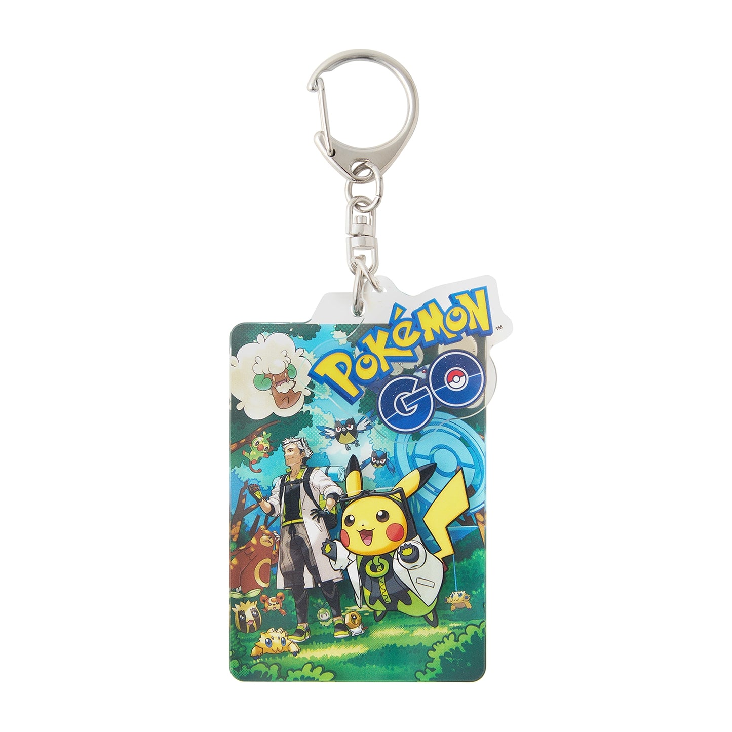 Pokémon GO 10th Anniversary Acrylic Keychain Professor Willow Assistant Pikachu Official Pokémon Center LEALEA MART