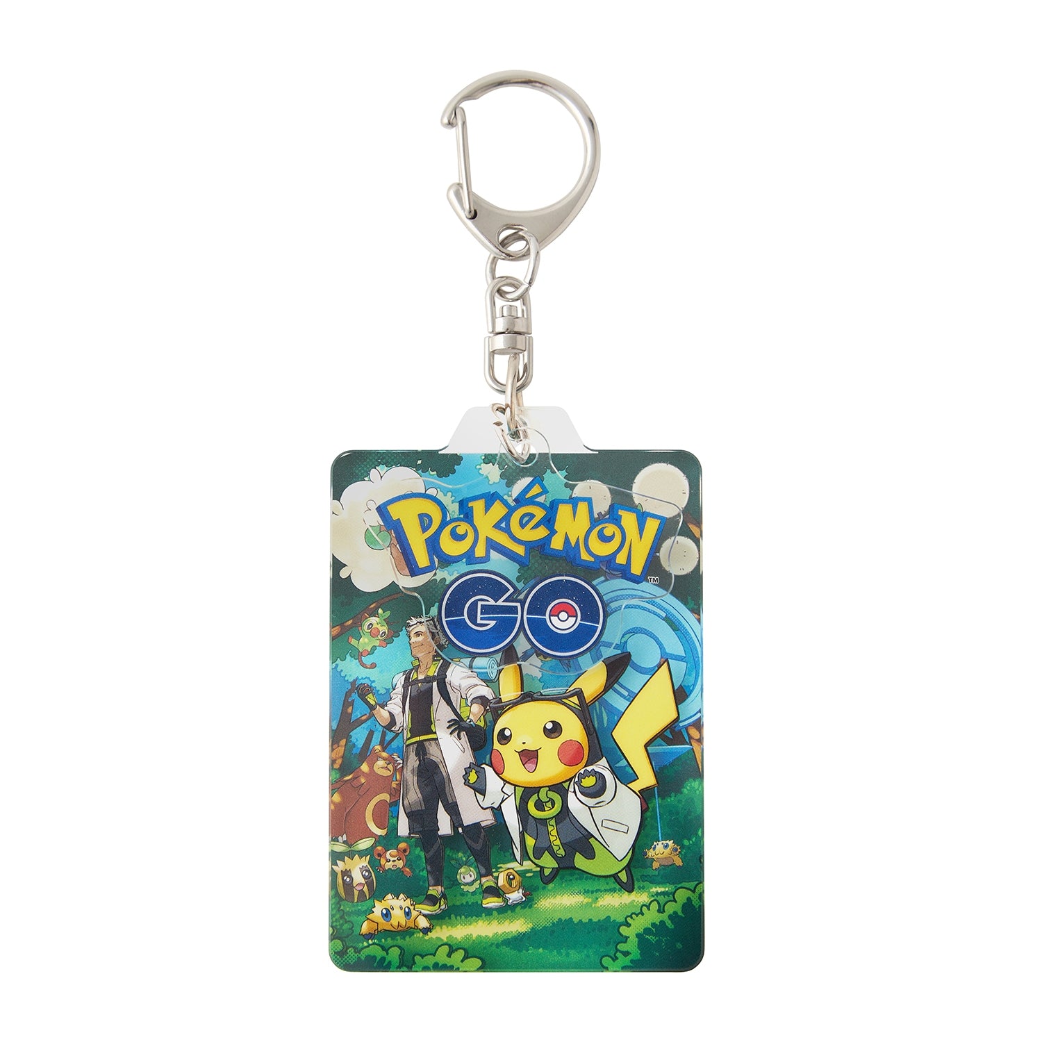Pokémon GO 10th Anniversary Acrylic Keychain Professor Willow Assistant Pikachu Official Pokémon Center LEALEA MART