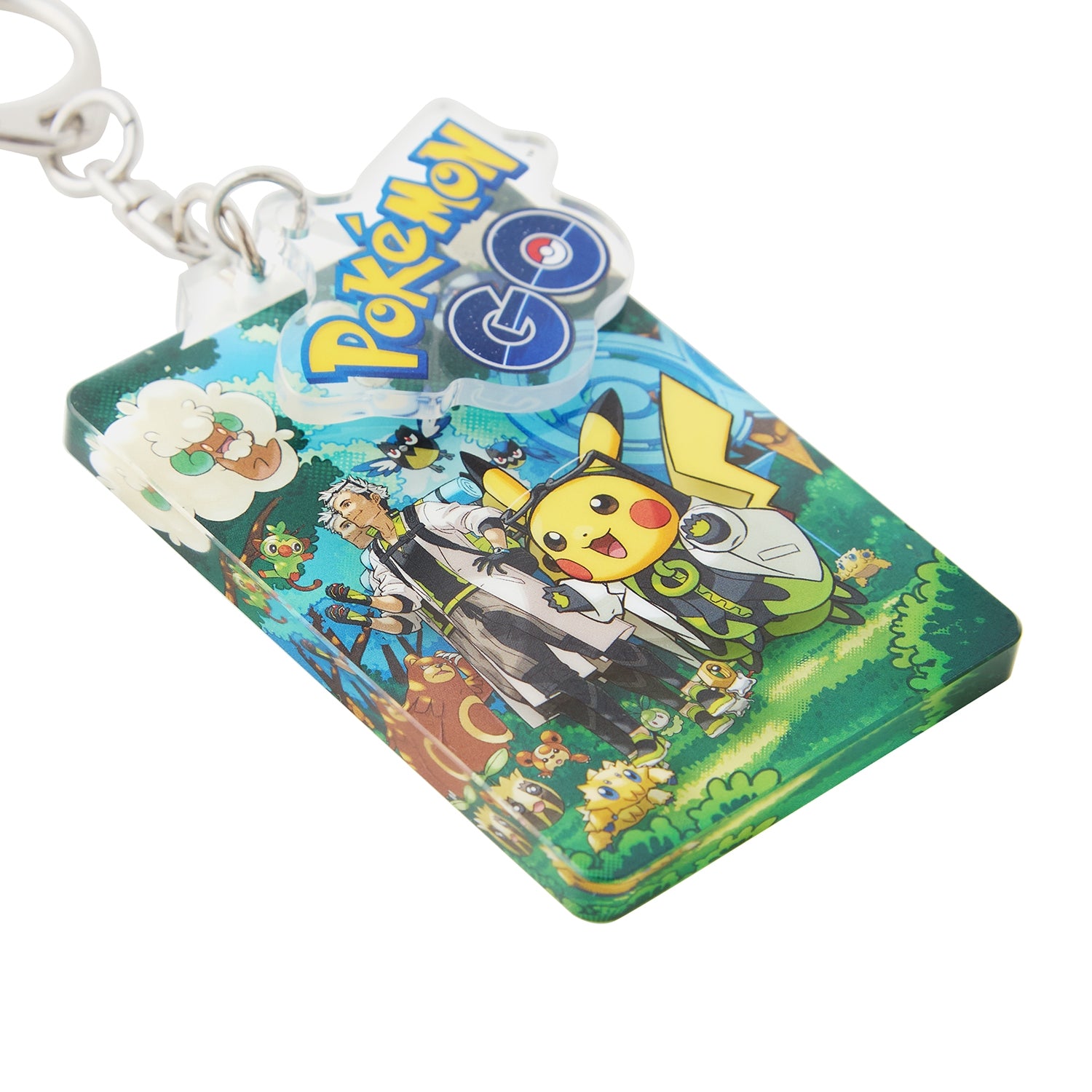 Pokémon GO 10th Anniversary Acrylic Keychain Professor Willow Assistant Pikachu Official Pokémon Center LEALEA MART