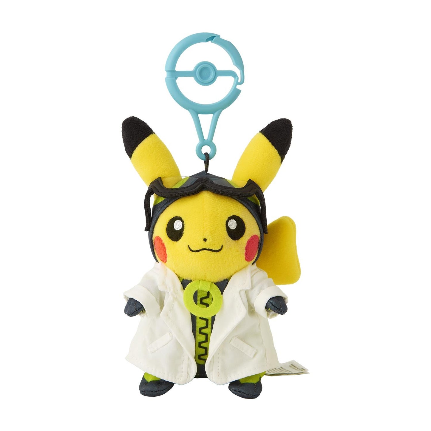 Pokémon Go 10th Anniversary - Plush Keychain Professor Willow's Assistant Pikachu