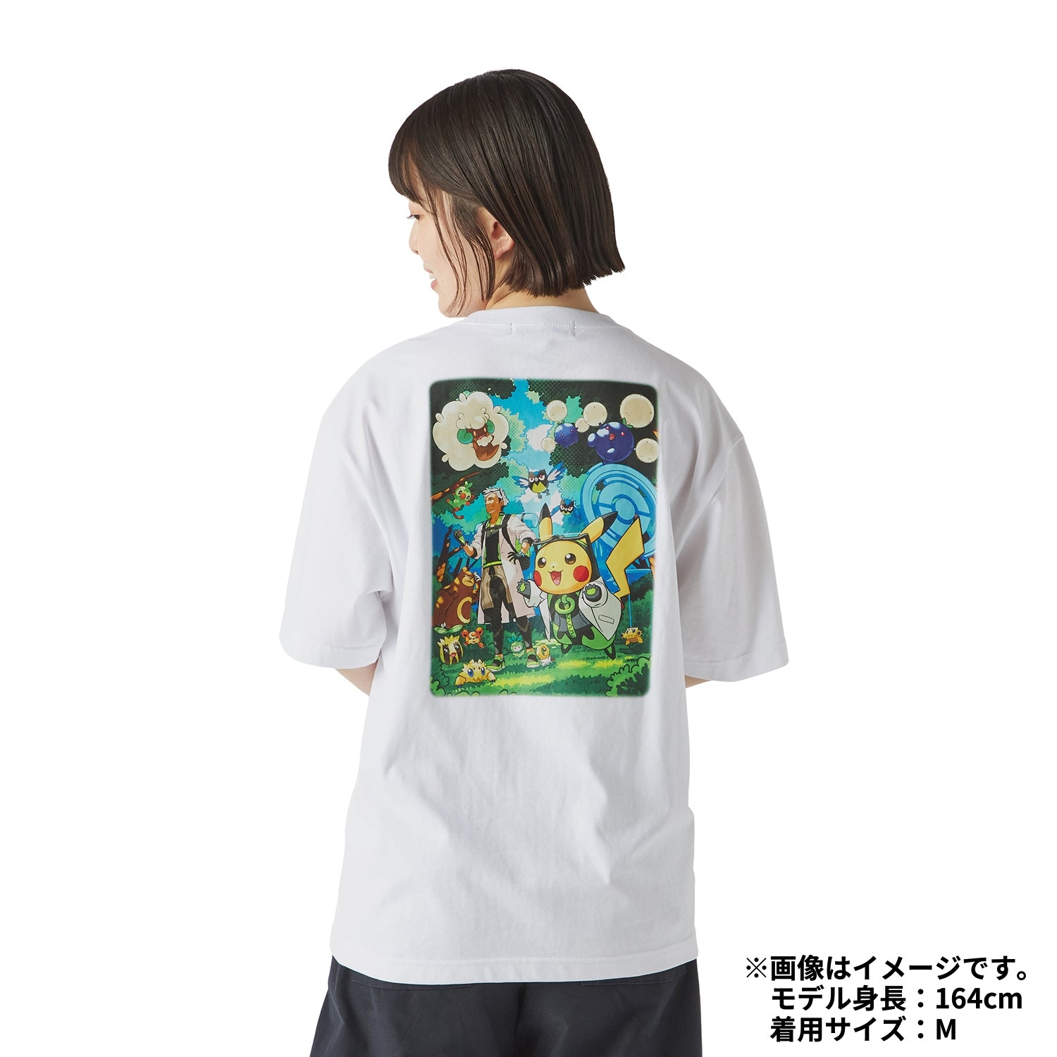 Pokémon GO 10th Anniversary T-Shirt Unisex Professor Willow Assistant Pikachu Pokémon GO Plus Pocket LEALEA MART