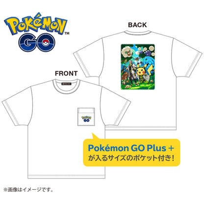 Pokémon GO 10th Anniversary T-Shirt Unisex Professor Willow Assistant Pikachu Pokémon GO Plus Pocket LEALEA MART