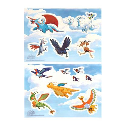 Pokémon Soaring Dreams - Window Stickers