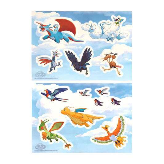 Pokémon Soaring Dreams - Window Stickers