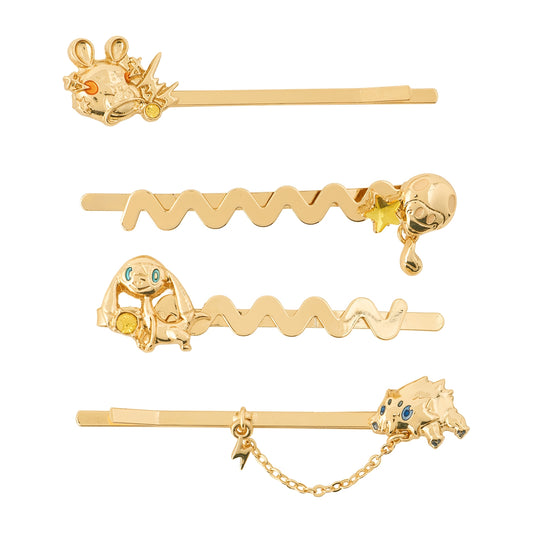 Dedenne Tadbulb Helioptile and Joltik Hair Pin Set Give Me Electricity! | Pokémon Center Japan