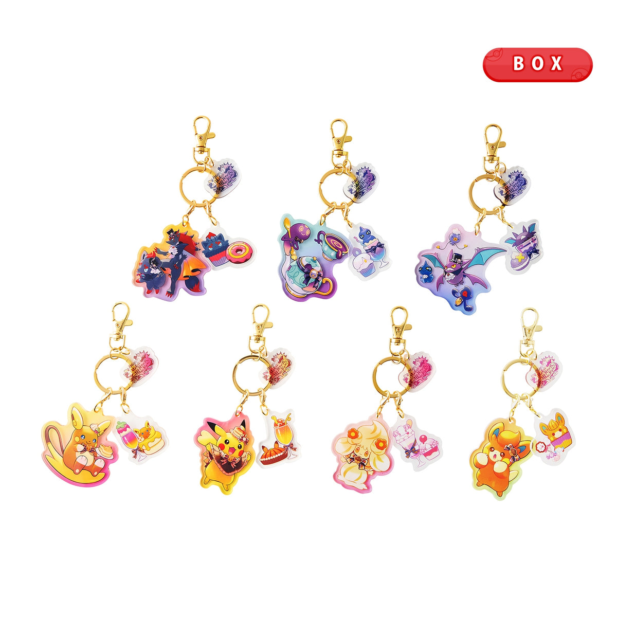 Blind Box Keychain Complete Set Pokémon Magic Hour Illusion! | Pokémon Center Japan