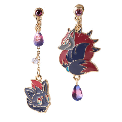 Zorua Zoroark Pokémon Accessory Earrings Pokémon Magic Hour Illusion! | Pokémon Center Japan