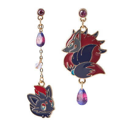 Zorua Zoroark Pokémon Accessory Pierced Earrings Pokémon Magic Hour Illusion! | Pokémon Center Japan