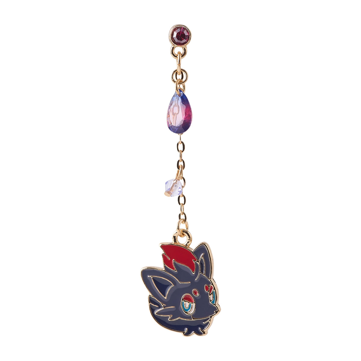 Zorua Zoroark Pokémon Accessory Pierced Earrings Pokémon Magic Hour Illusion! | Pokémon Center Japan