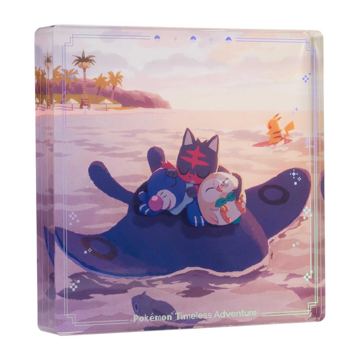 Pokémon Timeless Adventure Alola - Acrylic Block