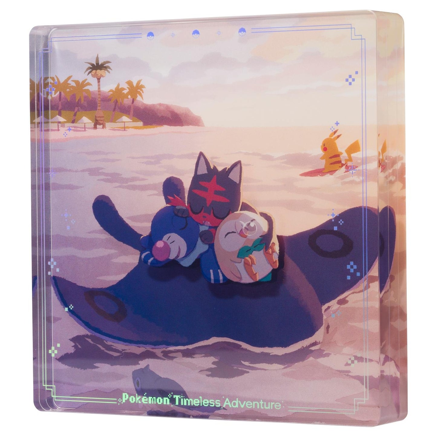 Pokémon Timeless Adventure Alola - Acrylic Block