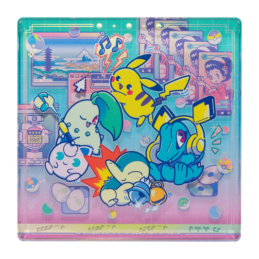 Pokémon Timeless Adventure Johto - Acrylic Block