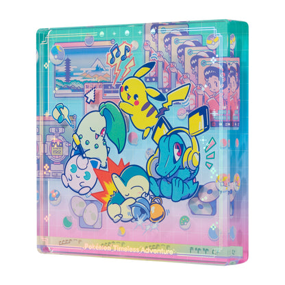 Pokémon Timeless Adventure Johto - Acrylic Block