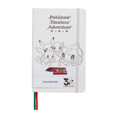 Official Pokémon Center Japan Moleskine Custom Edition Original Notebook featuring Timeless Adventure Kanto artwork.