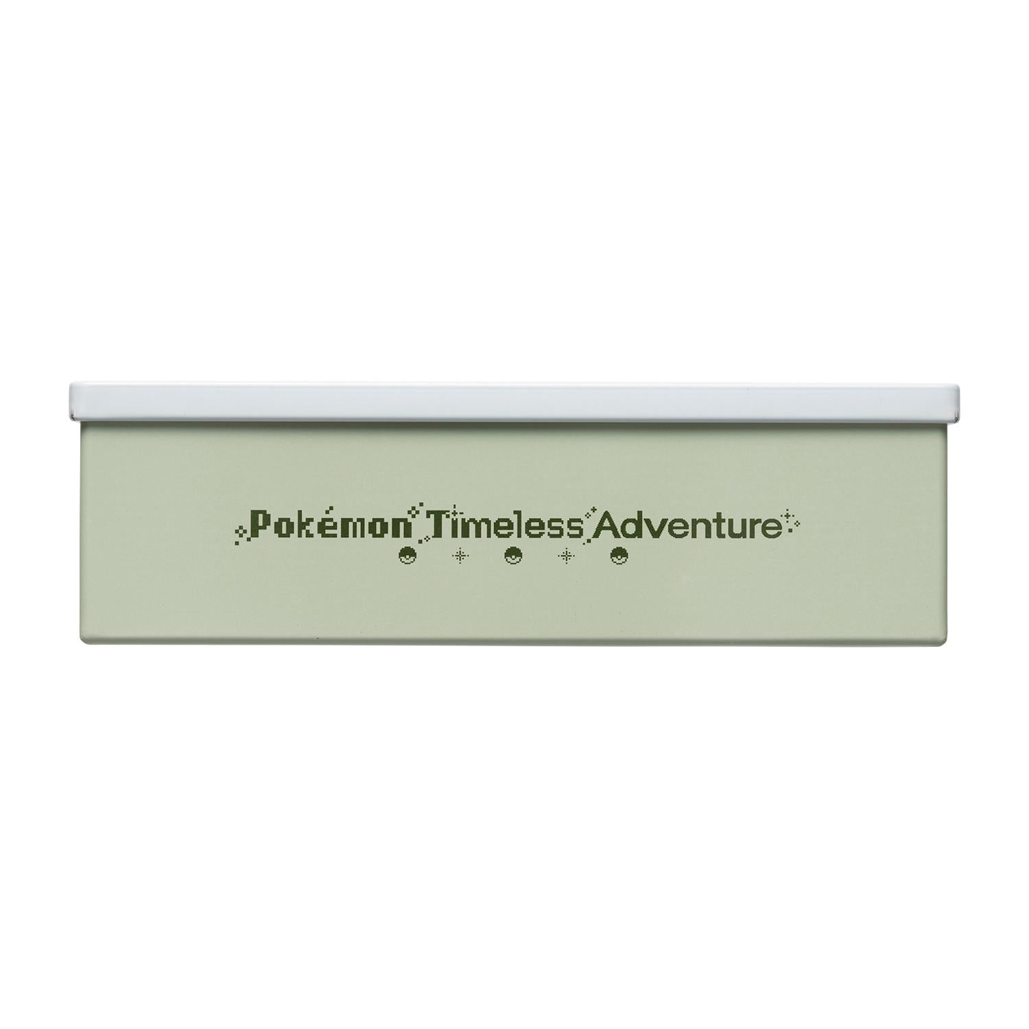 Collectible souvenir box of Pokémon Timeless Adventure Kanto roll cookies from Pokémon Center Japan.