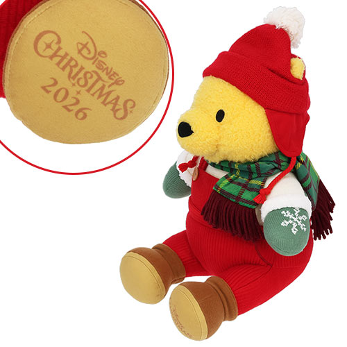 Winnie the Pooh Plush Disney Christmas 2026 Mickey & Friends | Tokyo Disneyland & Tokyo DisneySea
