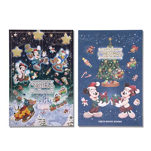 Postcard Set Disney Christmas 2026 Mickey & Friends | Tokyo Disneyland & Tokyo DisneySea