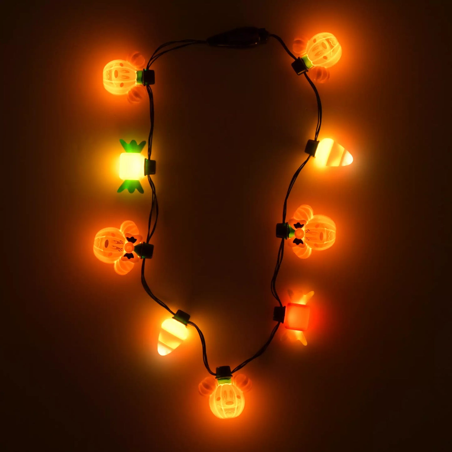 Mickey and Minnie Light Up Necklace Disney Halloween 2026 | Disney Store Japan