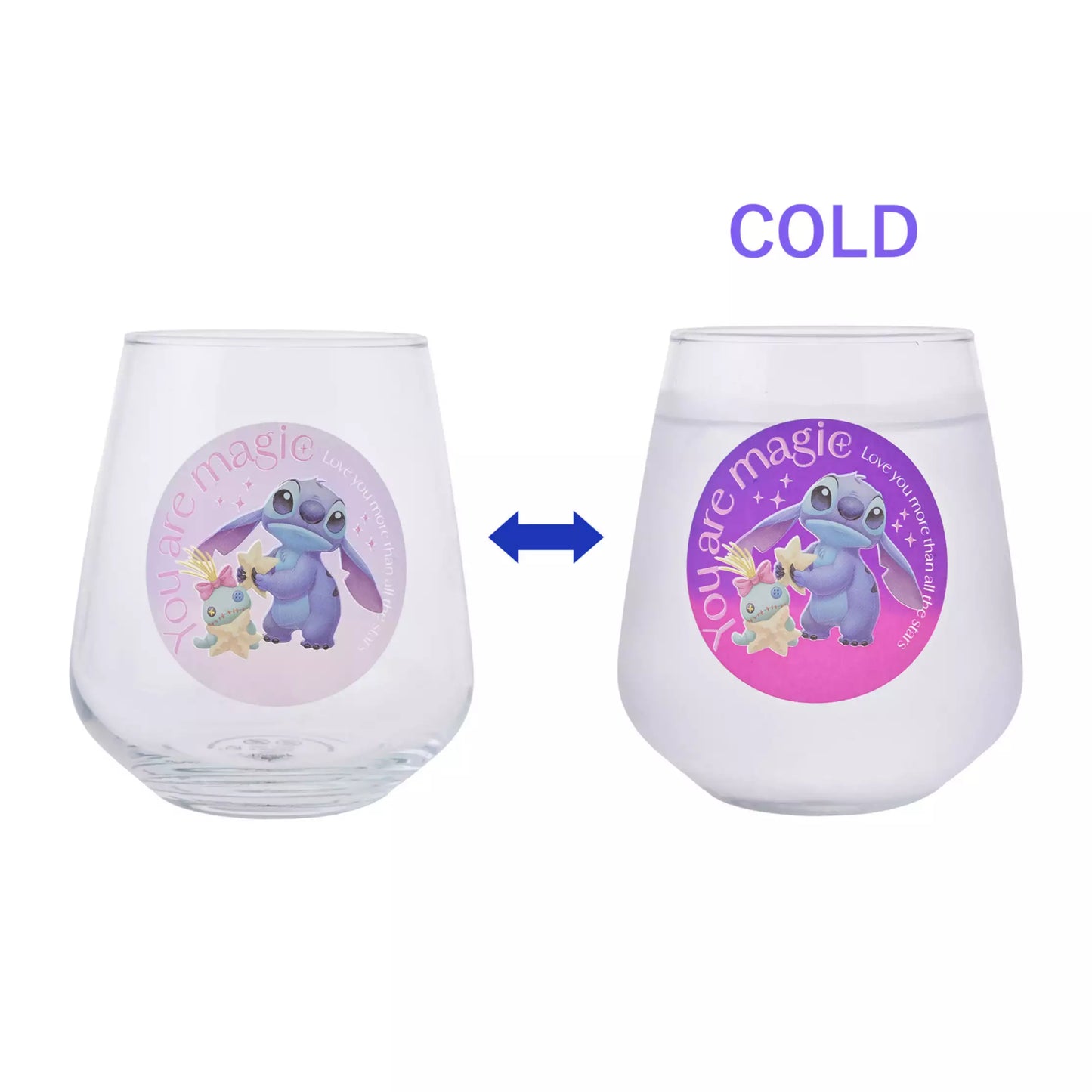 SDJ - Disney Stitch Day Collection - Color Change Glass Stitch and Scrump
