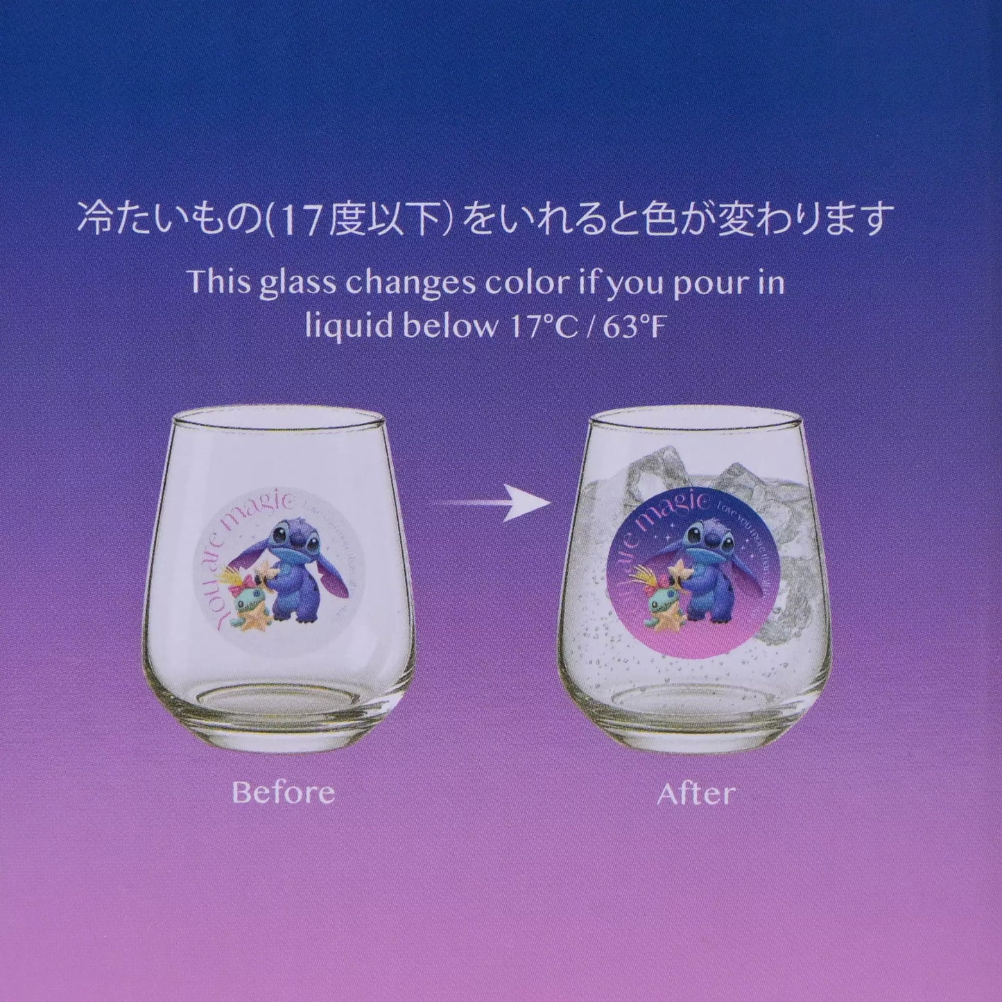 SDJ - Disney Stitch Day Collection - Color Change Glass Stitch and Scrump