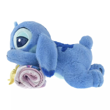SDJ - Disney Stitch Day Collection - Cool Blanket with Plush Stitch and Scrump