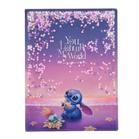 SDJ - Disney Stitch Day Collection - Plastic Folder Two Pockets Stitch and Scrump