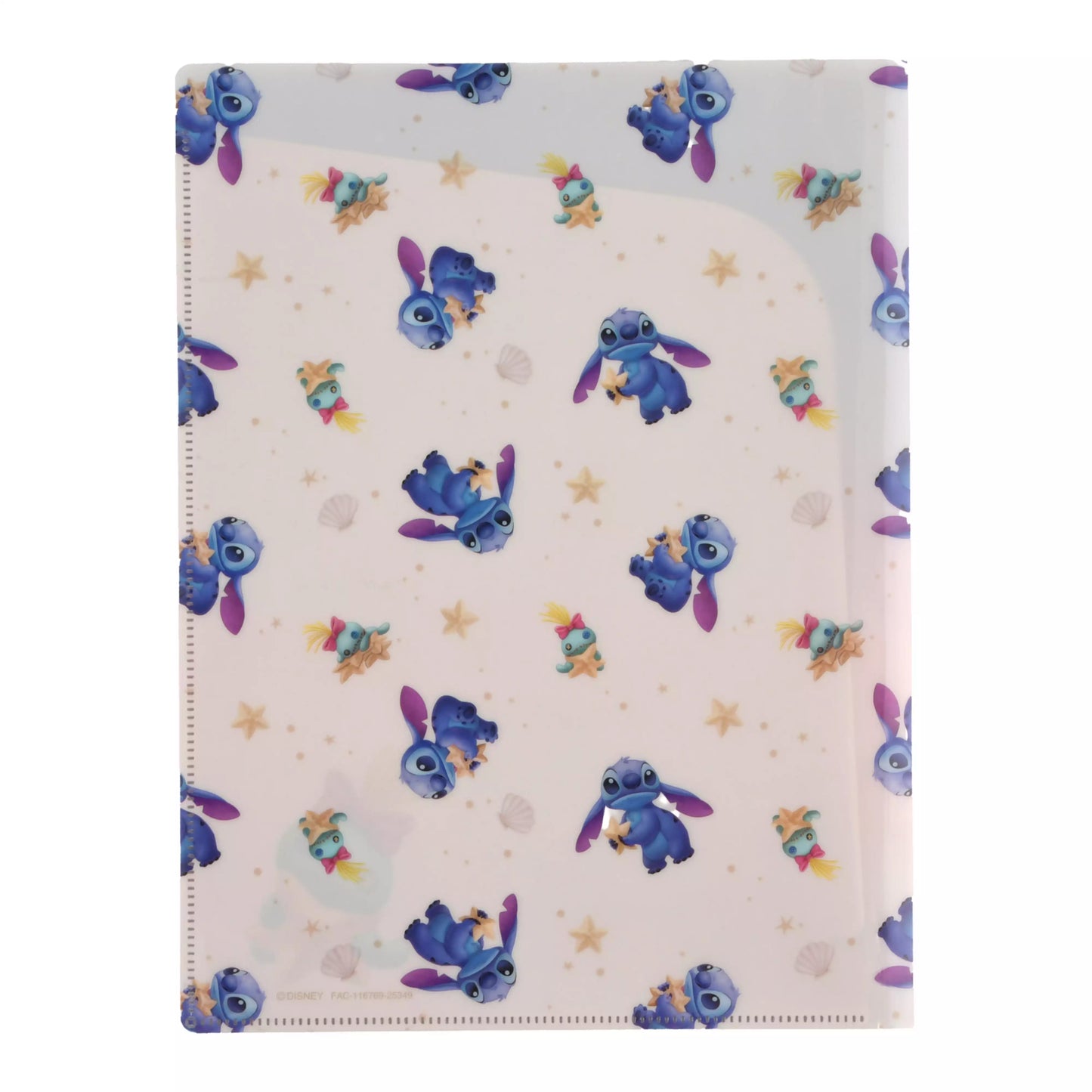 SDJ - Disney Stitch Day Collection - Plastic Folder Two Pockets Stitch and Scrump
