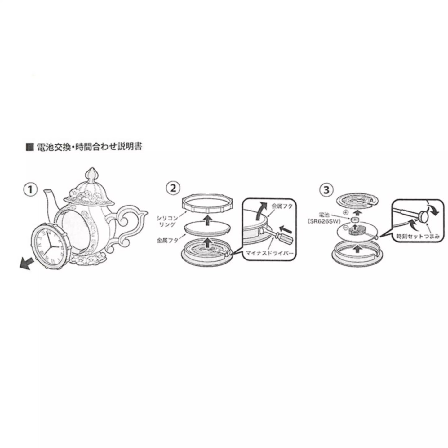 SDJ - Exclusive Magic - Clock Story Collection Alice Dinah White Rabbit