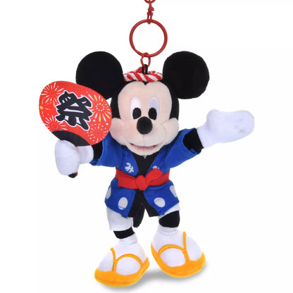 Mickey Plush Keychain Matsuri Style | Disney Store Japan