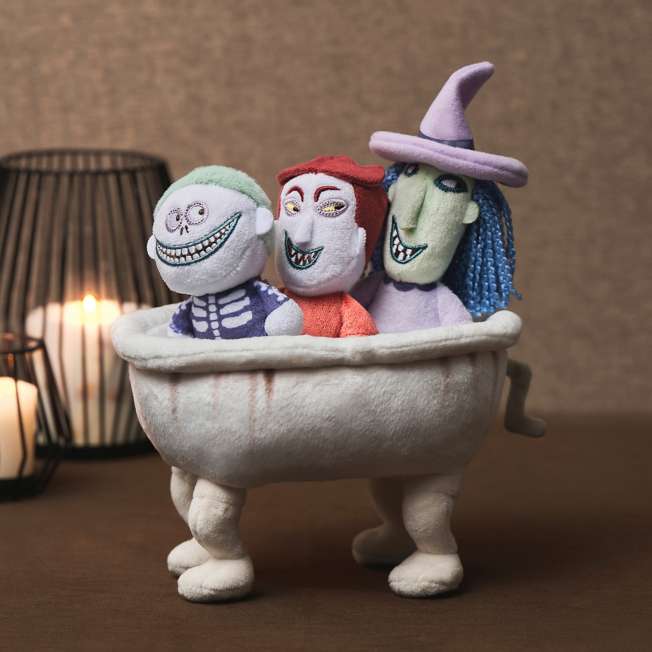 Lock Shock Barrel Disney stanDs Plush Set with Walking Bathtub Tim Burton's the Nightmare before Christmas | Disney Store Japan
