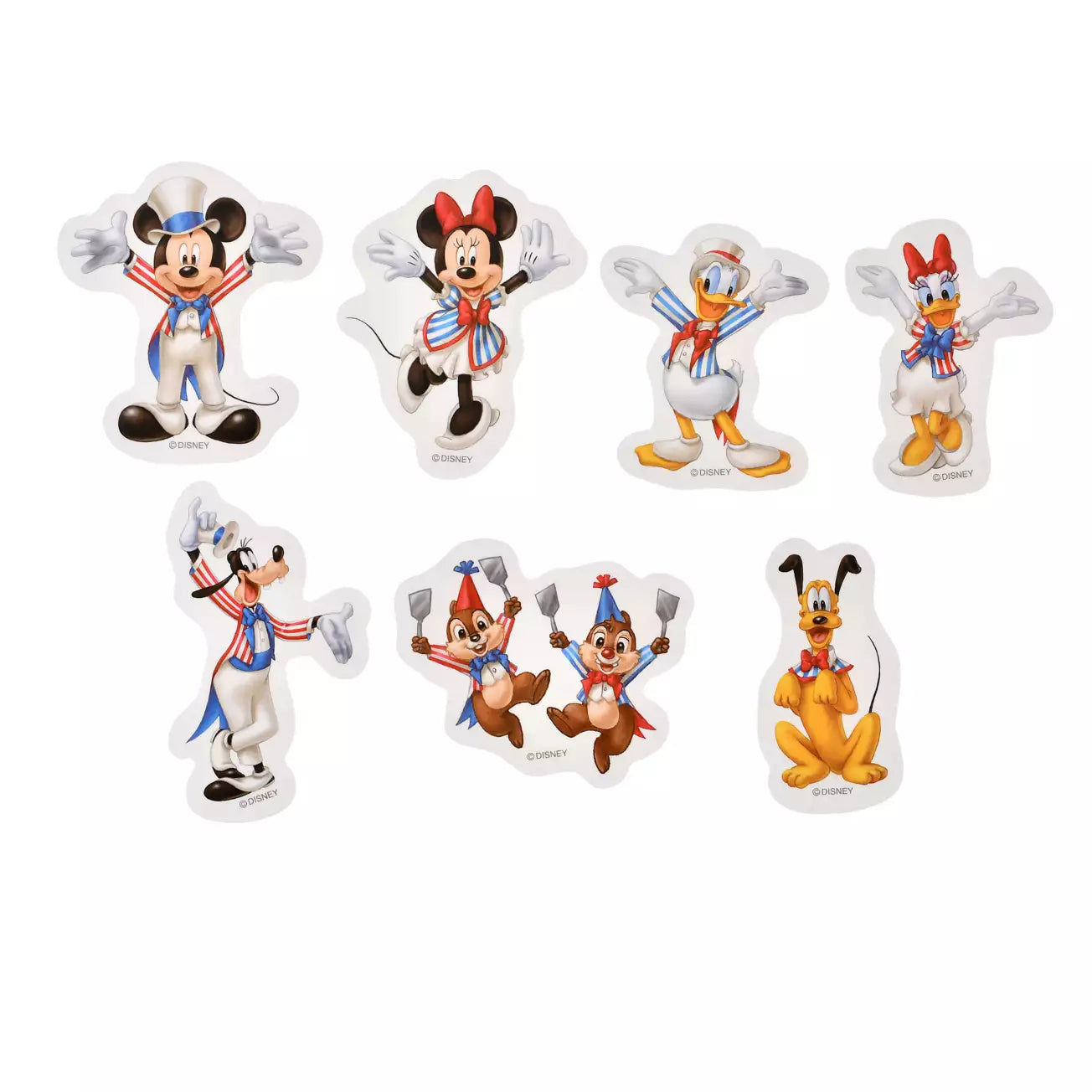 Mickey and Friends Stickers Set Shinsaibashi Parco Grand Open | Disney Store Japan