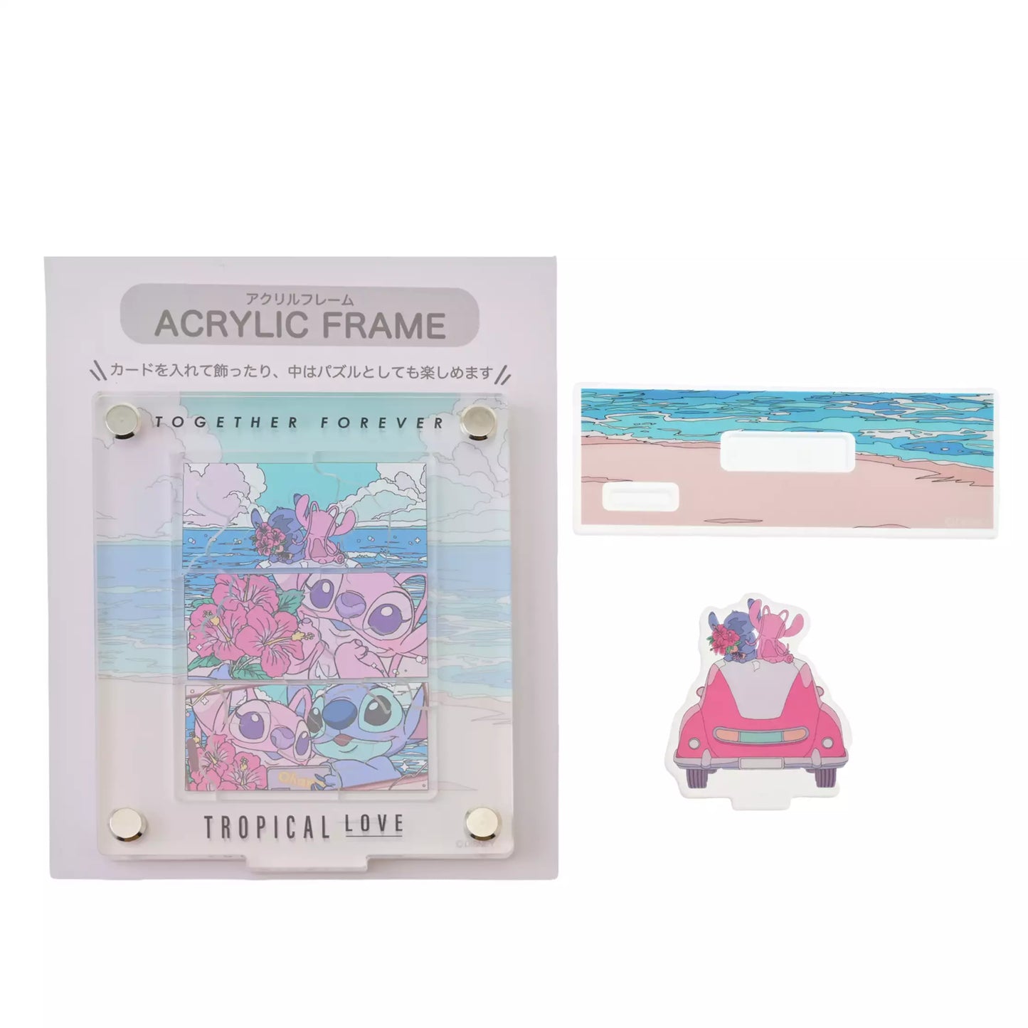 SDJ - Stitch & Angel - Puzzle in Frame