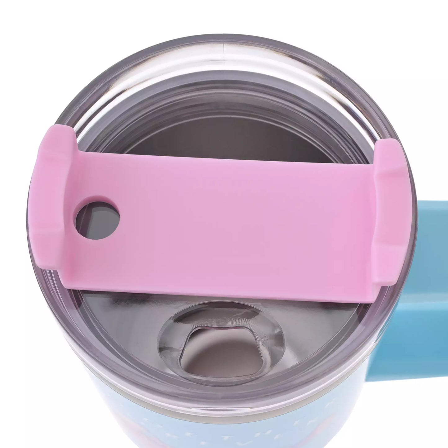 SDJ - Stitch & Angel - Stainless Steel Tumbler with Straw
